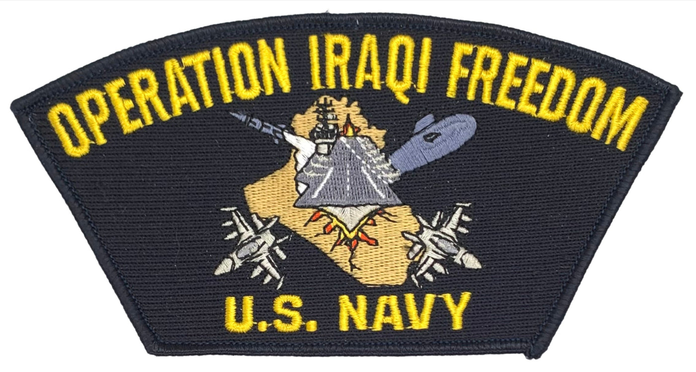 Patch Operazione Iraqi Freedom Patch Veterano Operazione Iraqi Freedom OIF - Con Nastri, Marca ST, Nuovo Patch Militare Con Nastri Patch Operazione Iraqi Freedom Patch Veterano Operazione Iraqi Freedom OIF - Con Nastri, Marca ST, Nuovo Patch Militare Con Nastri