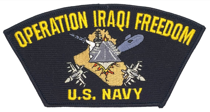 U.S. Navy Operation Iraqi Freedom Hat Patch