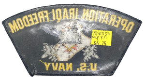 U.S. Navy Operation Iraqi Freedom Hat Patch