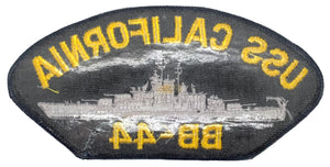 USS California BB-44 U.S. Navy Hat Patch