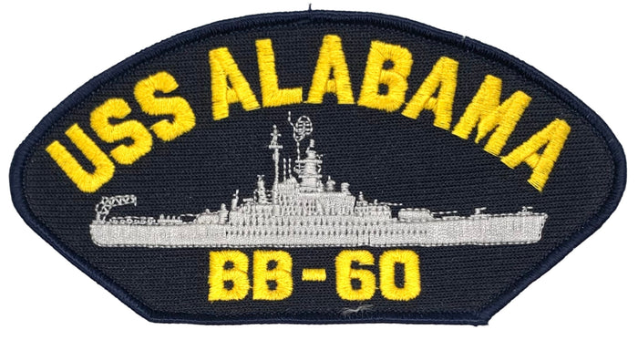 USS Alabama BB-60 U.S. Navy Hat Patch