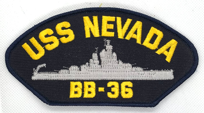 USS Nevada BB-36 U.S. Navy Hat Patch