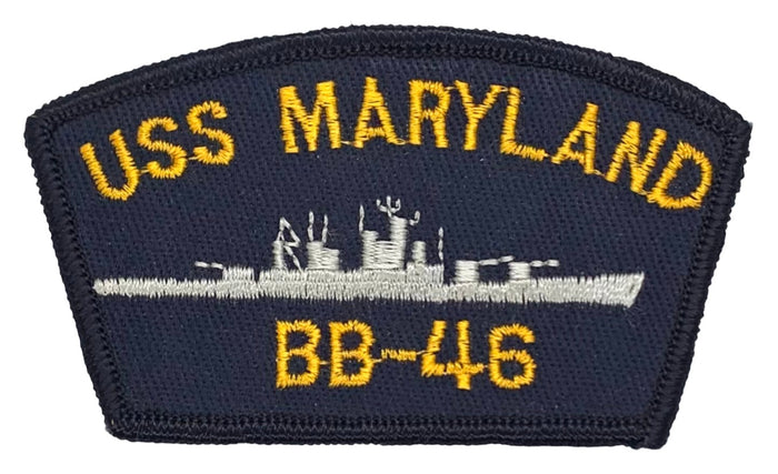 USS Maryland BB-46 U.S. Navy Patch