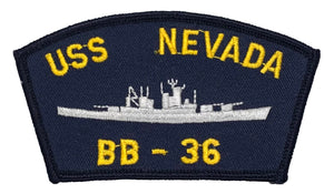 USS Nevada BB-36 U.S. Navy Patch