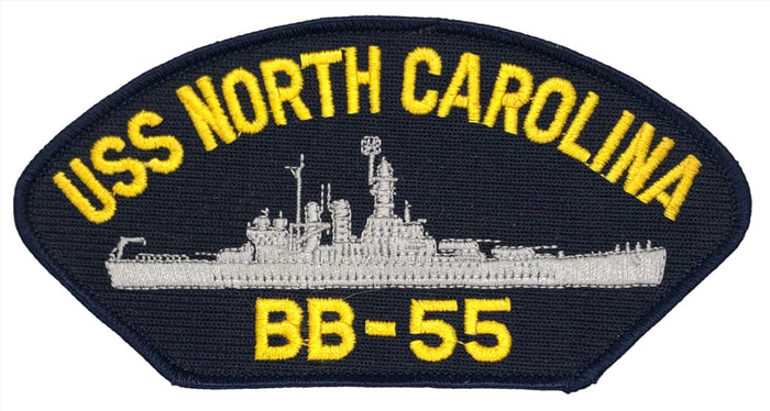 USS North Carolina BB-55 U.S. Navy Hat Patch