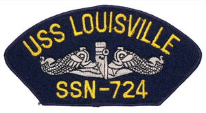 USS Louisville SSN-724 U.S. Navy Hat Patch