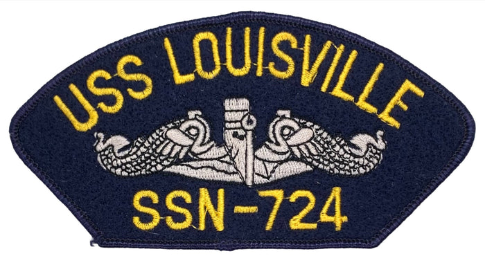 USS Louisville SSN-724 U.S. Navy Hat Patch