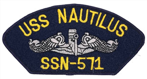 USS Nautilus SSN-571 U.S. Navy Hat Patch