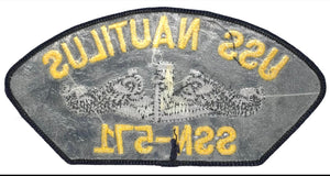 USS Nautilus SSN-571 U.S. Navy Hat Patch