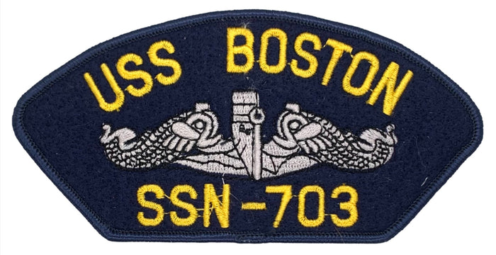 USS Boston SSN-703 U.S. Navy Hat Patch