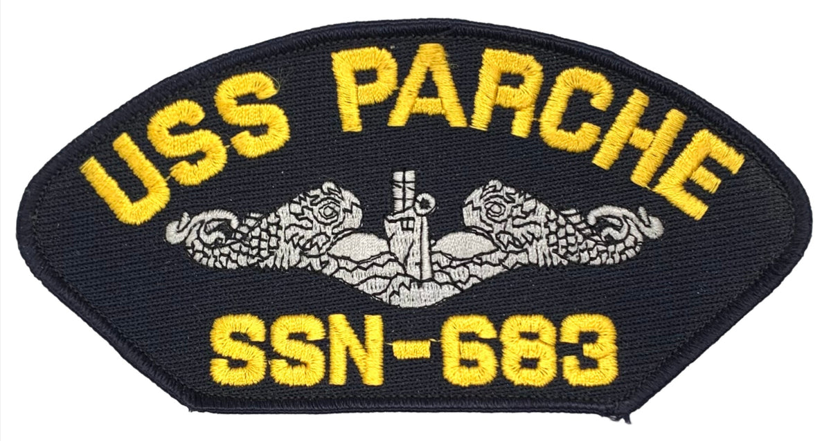 USS Parche SSN-683 U.S. Navy Hat Patch – GRANDPOPSARMYNAVY