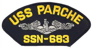 USS Parche SSN-683 U.S. Navy Hat Patch