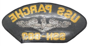 USS Parche SSN-683 U.S. Navy Hat Patch