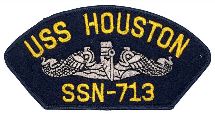 USS Houston SSN-713 U.S. Navy Hat Patch