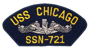 USS Chicago SSN-721 U.S. Navy Hat Patch