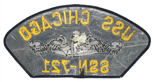 USS Chicago SSN-721 U.S. Navy Hat Patch