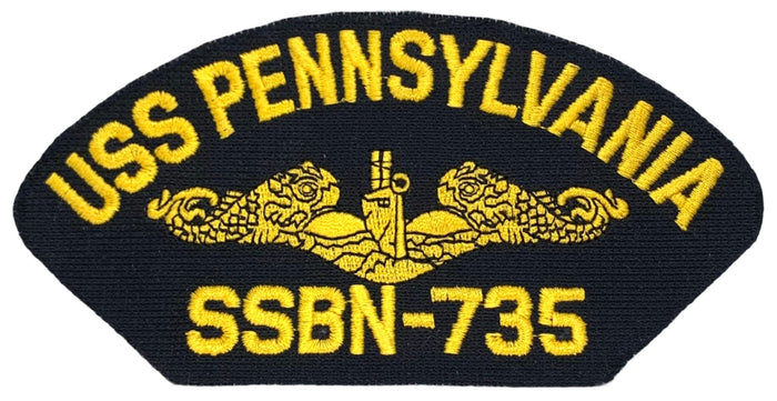 USS Pennsylvania SSBN-735 U.S. Navy Hat Patch