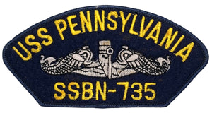 USS Pennsylvania SSBN-735 U.S. Navy Hat Patch