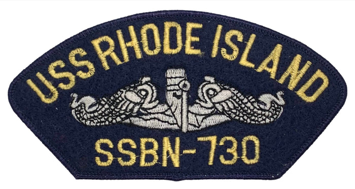 USS Rhode Island SSBN-730 U.S. Navy Hat Patch