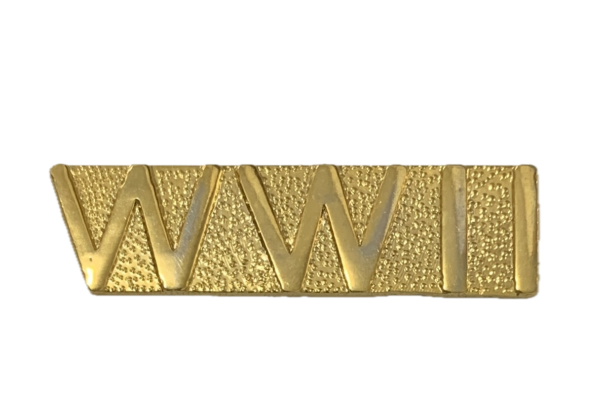 WWII Script Pin – GRANDPOPSARMYNAVY