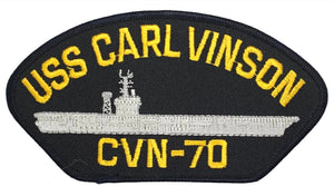 USS Carl Vinson CVN-70 U.S. Navy Hat Patch