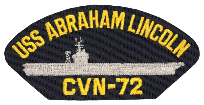 USS Abraham Lincoln CVN-72 U.S. Navy Hat Patch