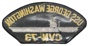 USS George Washington CVN-73 U.S. Navy Hat Patch