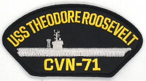 USS Theodore Roosevelt CVN-71 U.S. Navy Hat Patch