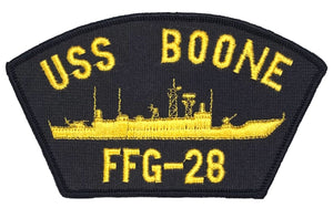 USS Boone FFG-28 U.S. Navy Hat Patch