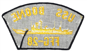 USS Boone FFG-28 U.S. Navy Hat Patch