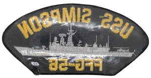 USS Simpson FFG-56 U.S. Navy Hat Patch