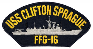 USS Clifton Sprague FFG-56 U.S. Navy Hat Patch