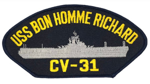 USS Bon Homme Richard CV-31 U.S. Navy Hat Patch