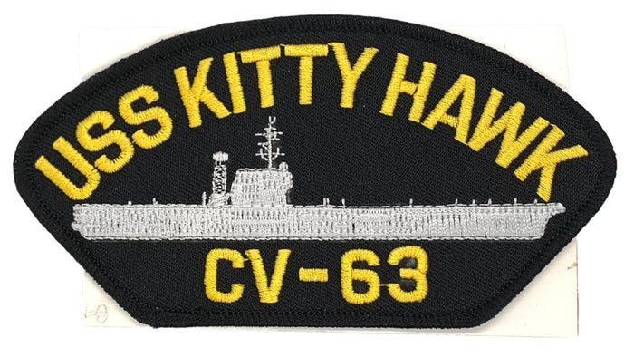 USS Kitty Hawk CV-63 U.S. Navy Hat Patch