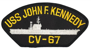 USS John F. Kennedy CV-67 U.S. Navy Hat Patch