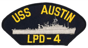 USS Austin LPD-4 U.S. Navy Hat Patch