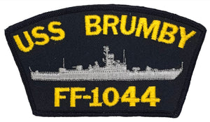 USS Brumby FF-1044 U.S. Navy Hat Patch