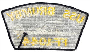 USS Brumby FF-1044 U.S. Navy Hat Patch