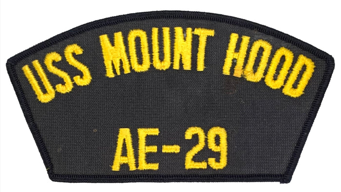 USS Mount Hood AE-29 U.S. Navy Hat Patch