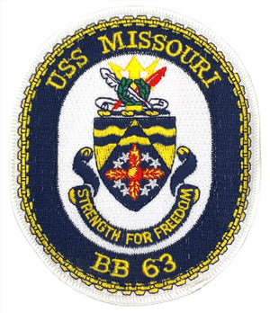 U.S. Navy USS Missouri BB-63 Patch