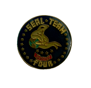 USN Seal Team Four Pin