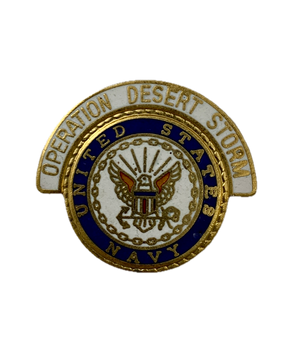 USN Operation Desert Storm Pin