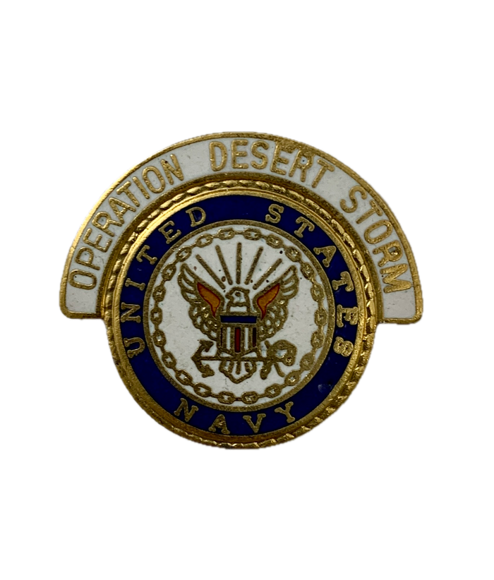 USN Operation Desert Storm Pin