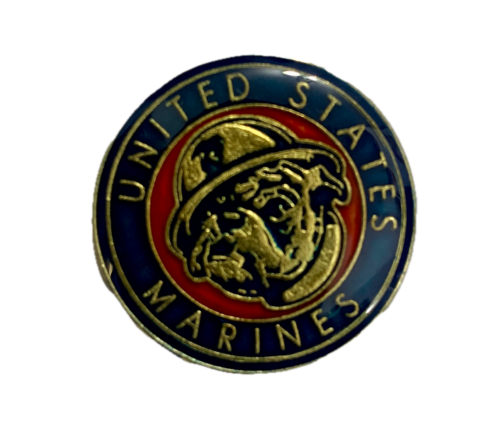 Vintage USMC Bulldog Emblem Pin