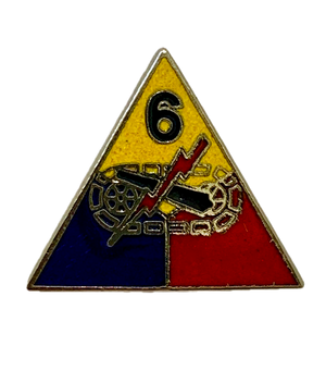 6th Armored Division Insignia Pin
