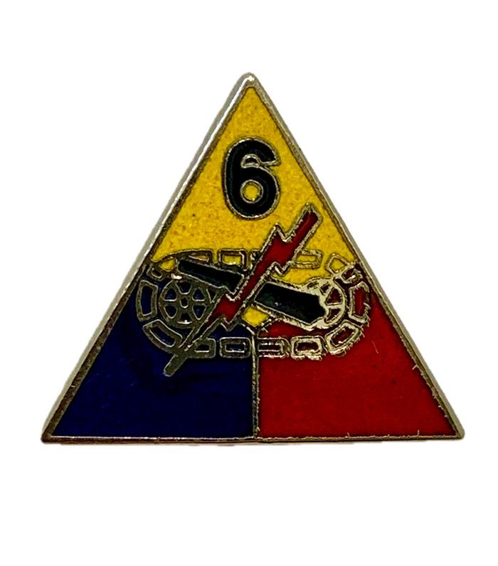 6th Armored Division Insignia Pin
