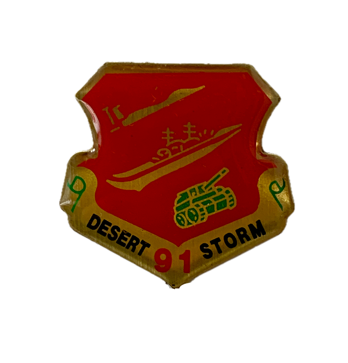 Vintage Military Forces Desert Storm 91 Pin