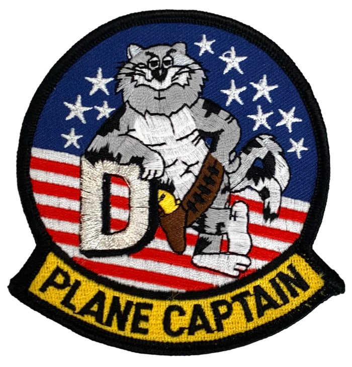 U.S. Navy F-14D Tomcat Plane Captain Patch