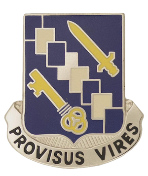 U.S. Army 34th Support Battalion Unit Crest Pin