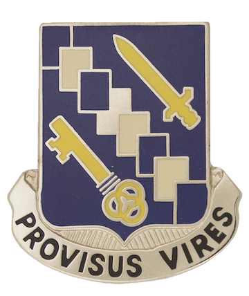 U.S. Army 34th Support Battalion Unit Crest Pin